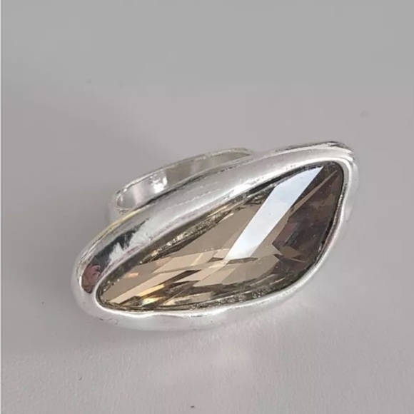 Contemporary Ring - Eclipse - Silver Plated - Picture 4 of 15